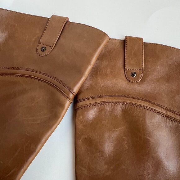 Corso Como Classic Women's Tall Knee High Camel New Leather Boots, Size 10M - Picture 12 of 15